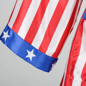 Bata de boxeo de satén profesional con capucha diseño personalizado para lucha libre MMA Muay Thai entrenamiento protección de alta calidad - Product Image 4