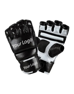Boxe MMA Kickboxing Cross Training Hand wrap Gants usine OEM doigt court Arts martiaux Sparring Sanda boxe MMA gants - Product Image 5