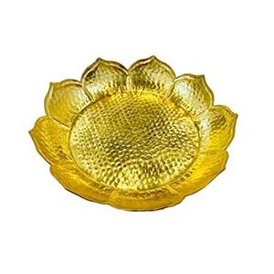 Venta al por mayor Urli Bowl latón decorativo Showpiece color dorado acabado para la mesa del hogar Pooja Room Diwali decoración hecha a mano latón urli - Product Image 4