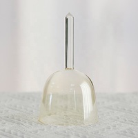Bol chantant en cristal de quartz transparent Mountain Rain 7 Chakra avec fréquence 432/440 Hz et 1 mallette en daim offerte