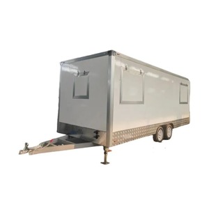 Entrega rápida móvil negro comida Tuk cocina Seekh Kebab sirviendo remolque fibra de vidrio para Pizza helado Hotdogs Pancake Truck - Product Image 3