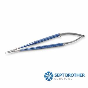 Portaagujas Microquirúrgico Castroviejo Premium |   Instrumento para Cirugía Ocular |   Manija de Resorte - Product Image 3