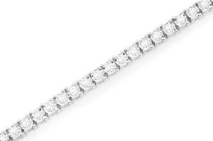 Moissanite Diamond GRA Certified 925 Sterling Silver Fully Iced Out Tennis Bracelet Minimalista Hecho a mano Joyería simple para mujeres - Product Image 2