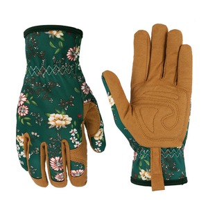 Guantes de jardinería de cuero para mujer hasta la muñeca resistentes a las espinas antibolitas guantes de trabajo al aire libre de invierno diarios informales - Product Image 2