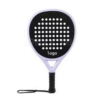 Raquette de padel de couleur unie, nouveau design, raquette de padel professionnelle, prix bas, haute qualité