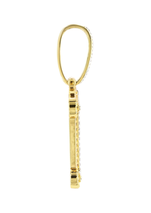 Pendentif en argent sterling 925 entièrement glacé d'inspiration hip hop avec diamants VVS Clarity pour hommes ou femmes - Product Image 3