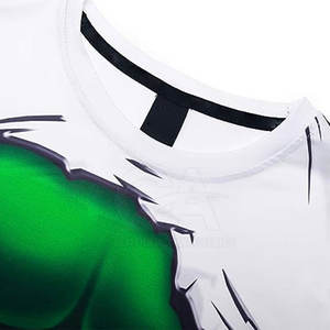 Concevez vos propres hommes Compression T-shirts tenue décontracté Logo personnalisé fait hommes Compression T-shirts - Product Image 4