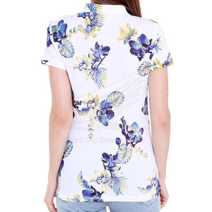 Nouvelle Arrivée T-shirt Femme 100% Coton Décontracté Été Respirant Tissu Toile Personnalisable - Product Image 3