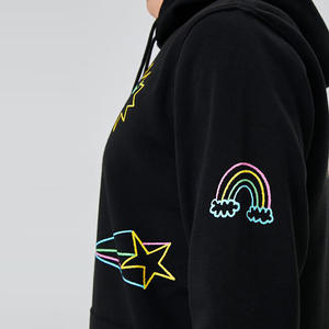 Sweats à capuche unis en polaire avec logo personnalisé Vente en gros de pulls à capuche personnalisés de couleur bon marché pour hommes - Product Image 5