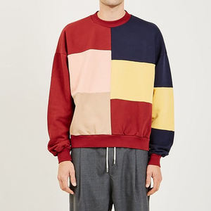เสื้อสเวตเตอร์คอกลมมีหลายสีแบบกำหนดเองโลโก้ย้อมสีล้วนสำหรับฤดูหนาว - Product Image 1