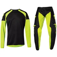 Meilleure qualité Design personnalisé Motocross Racing Suit Nouvelle mode Coupe-vent et Respirant Moto Jersey Pantalon Imprimé Suit