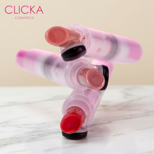 CLICKA Bálsamo Labial Hidratante con Tinte Rojo y Sensación Refrescante para Exfoliación, Hidratación Duradera, Tamaño Regular - Product Image 1