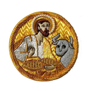 Alambre de lingotes Bordado a mano Lingotes Escuela Insignias parches bordado a mano parches emblema cresta proveedor - Product Image 1