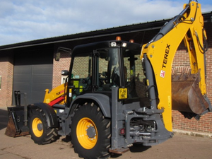 Retroexcavadora Terex TLB 890 Usada, 100HP, 4WD, Excavadora de Ruedas, Equipo de Construcción Diésel en Venta - Product Image 4
