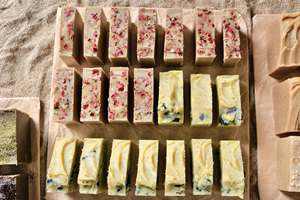 Barre de savon au pamplemousse faite à la main pour le soin du cuir chevelu et le contrôle de l'huile - Product Image 3