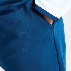 Logo de marque personnalisé 69% coton 31% polyester bleu royal garçons Tech survêtement polaire fermeture éclair complète à capuche joggers pantalons de survêtement survêtement - Product Image 6