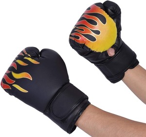 Gants de boxe en cuir véritable sur mesure extensibles nouveaux gants d'entraînement pour coups de pied et coups de poing pour arts martiaux - Product Image 2