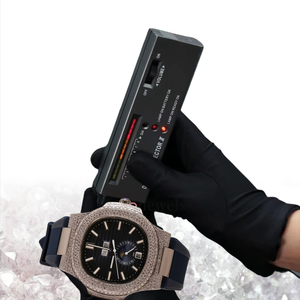 Luxury Top Brand Diamond <b>Watch</b> VVS Moissanite 925 Silver Automatic Mechanical Custom Black Band Diamond <b>Watch</b> <b>for</b> <b>Men</b> Genz Age - Product Image 5