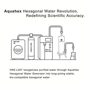 AquaHex Tecnología avanzada de resonancia física Generador de agua hexagonal Suministros de laboratorio OEM de acción prolongada - Product Image 3
