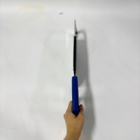 Cadre de scie à métaux industriel robuste de qualité supérieure avec poignée antidérapante 90/180 et lame en acier à haute teneur en carbone pour bois et métal