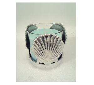 Aluminium Snowflake Glass <b>Tealight</b> <b>Holders</b> - Product Image 4