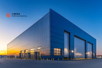 Entrepôt en structure métallique préfabriquée certifié ISO |   Haute résistance au vent |   Bâtiments métalliques à assemblage rapide