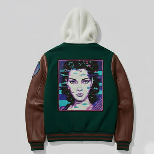 Chaqueta de Béisbol de Fabricación Profesional para Hombre, Nuevo Diseño, Colección de Invierno, Chaqueta Universitaria de Béisbol Bordada en Chenilla - Product Image 2