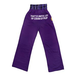 Pantalon évasé personnalisé pour hommes Pantalon de survêtement taille double épais Baggy droit jambe large lavé Coupe ample Mid - Product Image 6