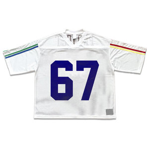 Camiseta personalizada de alta calidad para hombre, Camiseta deportiva de malla atlética de gran tamaño recortada y cuadrada - Product Image 3