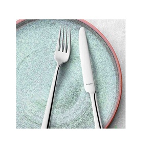 Juego de cubiertos de acero inoxidable pulido con espejo, juego de cubiertos de lujo para regalo y servicio real - Product Image 5