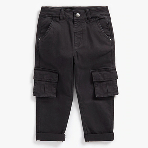 Pantalones cargo de alta calidad 100% algodón Multi bolsillo Cargo Pantalones para niños/nuevo diseño moda Cargo pantalón para niños - Product Image 1