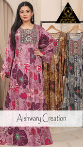 Abaya Traditionnelle Modeste pour Femmes Musulmanes avec Motif Floral, Taille Naturelle, Manches Longues et Incrustation Délicate de Perles pour le Bal de Promo - Product Image 4