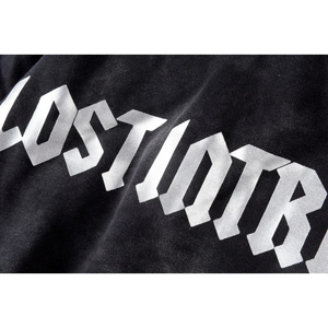 2025 nouveau design sweat à capuche zippé logo squelette avec sweat à capuche lavé clouté de diamants - Product Image 3