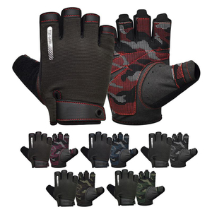 Guantes para silla de ruedas, guantes de gimnasio con logotipo personalizado directo de fábrica, guantes acolchados de cuero sintético para entrenamiento en silla de ruedas, guantes de levantamiento de pesas - Product Image 5