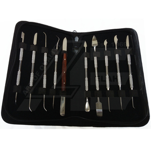 La Elahi Co Factory, venta al por mayor, 10 Uds., juego de escaladores de acero inoxidable quirúrgico para laboratorio Dental, Kit de herramientas de tallado de cera eléctrica Manual - Product Image 2