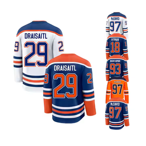 เสื้อกีฬาเสื้อฮอกกี้น้ำแข็งเย็บแบบใหม่ผลิตจากโพลีเอสเตอร์วัสดุพิมพ์ซับลิเมชันออกแบบได้ตามต้องการชื่อทีม - Product Image 6