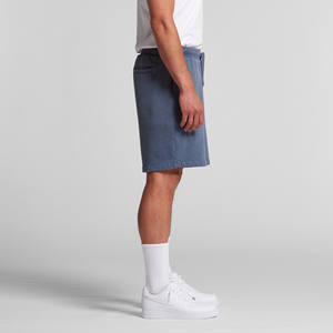 Vente en gros de vêtements de rue pour hommes, vente en gros, cordon de serrage, délavé, short d'été ordinaire uni pour unisexe - Product Image 4