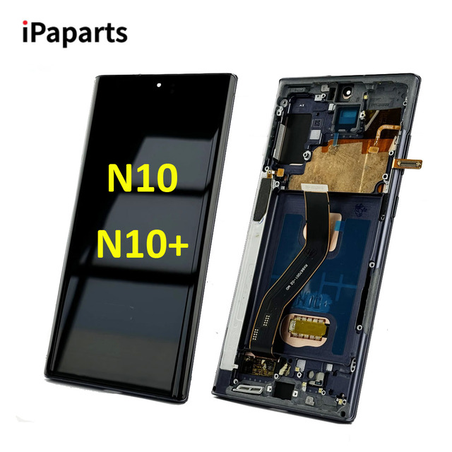 Original for Note 10 Plus LCD Touch Screen Digitizer Assembly-100% Tested Replacement Display