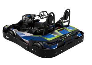 <span class=keywords><strong>Go</strong></span> <span class=keywords><strong>kart</strong></span> elettrici da corsa per adulti a doppio giocatore da corsa per adulti personalizzabili con regolazione del sedile e caratteristiche di cambio della batteria - Product Image 3