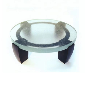 Elegante y razonable mesa de centro de cristal única con almacenamiento a un precio asequible - Product Image 1