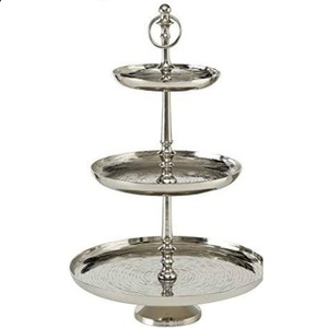 Soporte de Metal para servir pasteles de alta calidad, precio al por mayor, accesorios de decoración para fiesta de Navidad, soporte para servidor de pasteles de frutas - Product Image 4