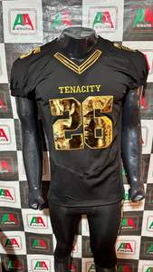 2025 personalizado fútbol americano Jersey pantalón transpirable aparejos sarga bordado corto de talla grande fábrica Pakistán fotos reales videos - Product Image 2