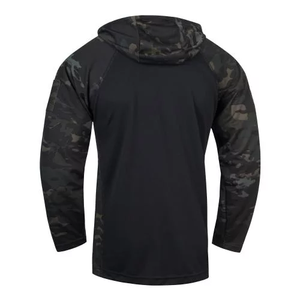 เสื้อแร็กแลนผู้ชายน้ำหนักเบาสำหรับฤดูร้อน ผ้าโพลีเอสเตอร์ 100% ป้องกันรังสียูวี แห้งเร็ว ระบายอากาศได้ดี ทรงพอดีตัว ลายพราง P1G UA - Product Image 2