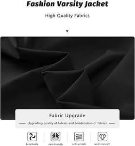 แจ็กเก็ตเลตเตอร์แมนสำหรับผู้ชายเสื้อกันหนาวแบบสตรีทมีฮู้ด OEM ใหม่เสื้อแจ็กเก็ตมีลายโลโก้ XL - Product Image 5