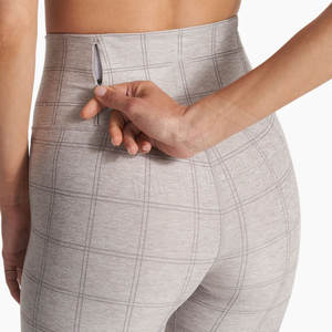 Pantalones de entrenamiento de gimnasio XL para mujer superventas, mallas de Yoga de estilo sólido con decoración de malla, ropa de Fitness sin costuras - Product Image 5