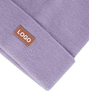 New True Letter Winter Beanie Cap Digital Customized Color Logo <b>100</b>% <b>Acrylic</b> Unisex High Quality Street Style Solid Design - Product Image 4