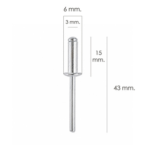 Rivetti in alluminio O/ 4,0 x 12 mm. Scatola da 1000 unità - Product Image 2