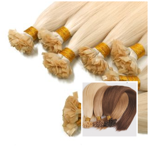 Extensions de cheveux humains Remy Black U Tip de qualité supérieure améliorant le volume et la longueur des cheveux - Product Image 1