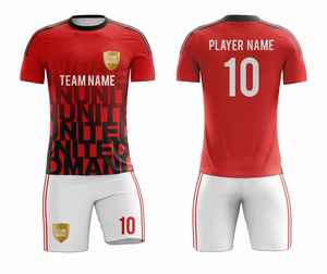 ชุดฟุตบอลสั่งทำพิเศษ ปี 2026 |   เสื้อฟุตบอล OEM ระบายอากาศได้ดีแบบซับลิเมชั่น |   ชุดฟุตบอลดีไซน์ล่าสุดทรงเข้ารูป - Product Image 1