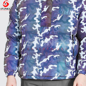 แจ็กเก็ตทรงหลวมสำหรับผู้ชายแฟชั่นสตรีทแวร์สำหรับฤดูหนาวกลางแจ้งโลโก้ตามสั่ง - Product Image 4